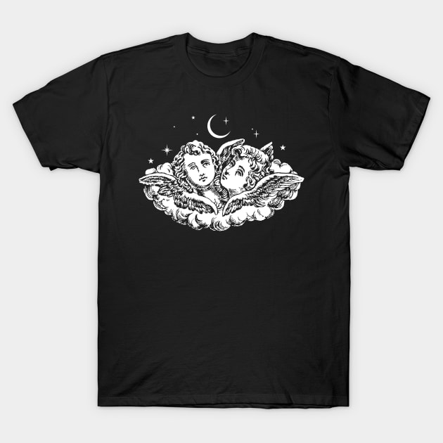 90s Night Angels T-Shirt by BlackyStiletto